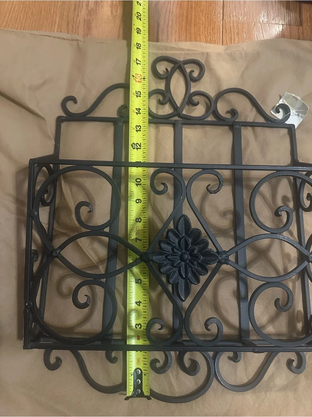 Vintage Vintage Cast Iron Wall Magazine Newspaper Mail Holder